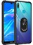 Huawei Y7 Prime 2019 Kılıf Grande Clear Ring Holder Siyah 1