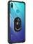 Huawei Y7 Prime 2019 Kılıf Grande Clear Ring Holder Siyah 2
