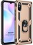 Xiaomi Redmi 9A Kılıf Military Ring Holder Gold 1