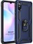 Xiaomi Redmi 9A Kılıf Military Ring Holder Lacivert 1