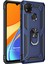 Xiaomi Redmi 9C Kılıf Military Ring Holder Lacivert 1