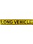 Long Vehichle Yazısı Reflektörlü Fosforlu Şerit Bant 9 cm x 50 cm 1