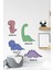 Sevimli Dinazorlar Srticker Seti-Çocuk Bebek Odası Sticker Seti 3