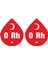 Kan Grubu Sticker 2 Adet - 0 Rh (-) 1