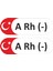 Kan Grubu Sticker 2 Adet - A Rh (-) 1