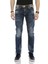 CD593 Neon Turuncu Etiketli Kalın Dikişli Jeans 2
