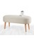 Lorence Home Lednok Bench Puf  Krem 1