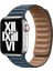 Apple Watch 42 mm 44 mm Uyumlu Baklalı Model Deri Kordon Mıknatıslı Deri Kayış Premium 1