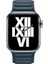 Apple Watch 42 mm 44 mm Uyumlu Baklalı Model Deri Kordon Mıknatıslı Deri Kayış Premium 2