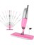 Microfiber Bezli Deterjan Hazneli Sprey Mop Pembe + 10 Yedek Bez 1