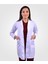 Kadın Klasik Yaka Beyaz Doktor Hemşire Öğretmen Vizit Önlük 1