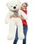 Kuki Oyuncak 140 cm Beyaz Peluş Ayı 1