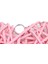 Dekoratif Hasır Kalp, 30 x 25 x 6 cm - Pembe 4