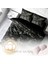 Dark Feather 3D Pamuk Saten Çift Kişilik Nevresim Takımı 4
