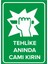 - Tehlike Anında Camı Kırın Levhası - Dekote Malzeme 25X35Cm 1