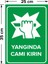 - Yangında Camı Kırın Levhası - Dekote Malzeme 25X35Cm 2