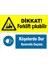 - Dikkat Forklift Çıkabilir Köşelerde Dur Levhası - Dekote Malzeme 25X35Cm 1