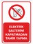 - Elektrik Şalterini Kapatmadan Tamir Yapma Levhası - Dekote Malzeme 25X35Cm 1