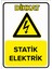 - Statik Elektrik Levhası - Dekote Malzeme 25X35Cm 1