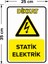 - Statik Elektrik Levhası - Dekote Malzeme 25X35Cm 2