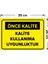 - Kalite Kullanıma Uygunluktur Levhası - Dekote Malzeme 25X35Cm 2