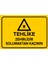 - Tehlike Zehirlidir Solumaktan Kaçının Levhası - Dekote Malzeme 25X35Cm 1