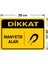 - Dikkat Manyetik Alan Levhasi - Dekote Malzeme 25X35Cm 2