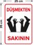 - Düşmekten Sakının Levhası - Dekote Malzeme 25X35Cm 2