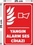 - Yangın Alarm Ses Cihazı Levhası - Dekote Malzeme 25X35Cm 2