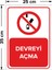 - Devreyi Açma Levhası - Dekote Malzeme 25X35Cm 2