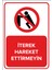 - İterek Hareket Ettirmeyin Levhası - Dekote Malzeme 25X35Cm 1
