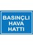 - Basınçlı Hava Hattı Levhası - Dekote Malzeme 25X35Cm 1