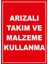 - Arızalı Takım Ve Malzeme Kullanma Levhası - Dekote Malzeme 25X35Cm 1