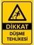 - Dikkat Düşme Tehlikesi Levhası - Dekote Malzeme 25X35Cm 1