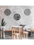 Yaşam Çiçeği Geometri Tablo Hayat Ağacı ve Yıldız Tablo 3 Lü Dekoratif Set 3