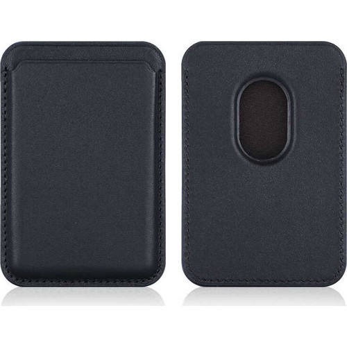 Case 4U Apple iPhone 12 13 14 15 16 Serisi ile Uyumlu Deri Cüzdan MagSafe Telefon Arkası Kartlık