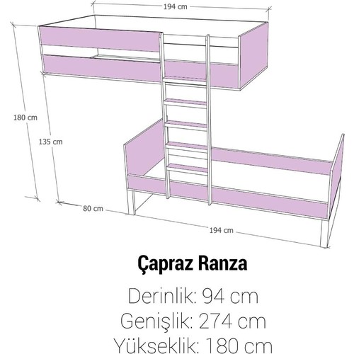 Turem Mobilya Özel Tasarım Maxi Ranza Fiyatı Taksit