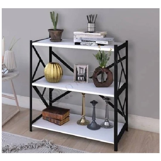Larem Mobilya Metal Mini Kitaplık 3 Raflı Kitap Rafı Dosya Fiyatı