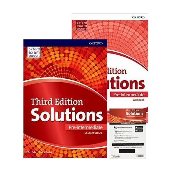 Oxford Solutions Third Edition Pre-Intermediate - Student's Kitabı