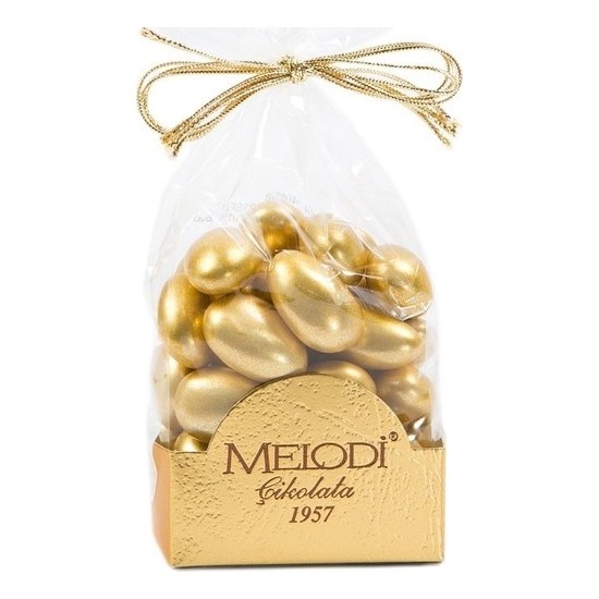 Melodi Çikolata Altın Renkli Kaplama Badem Şekeri 150 gr Fiyatı