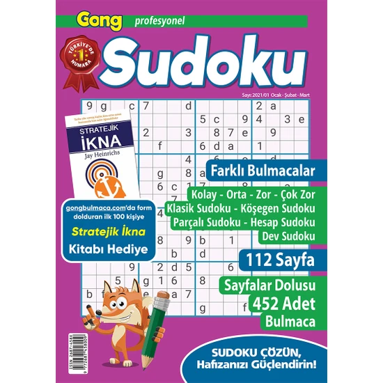 Gong Profesyonel Sudoku 2021/01