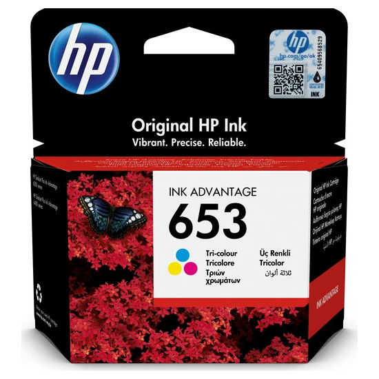 HP 653 Color Renkli Kartuş 3YM74AE