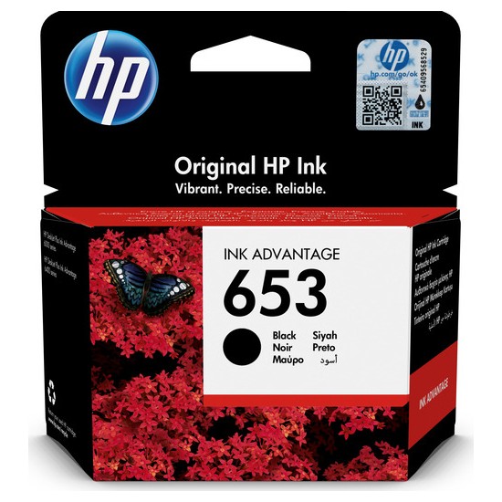 HP 653 Black Siyah Kartuş 3YM75AE