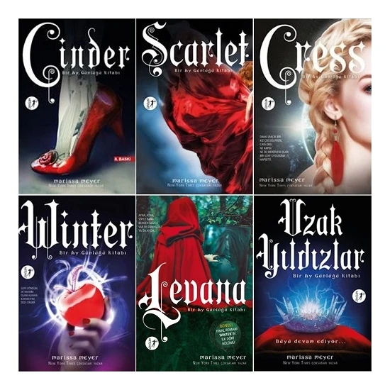 Bir Ay Günlüğü Kitabı - 6 Kitap Set - Marissa Meyer