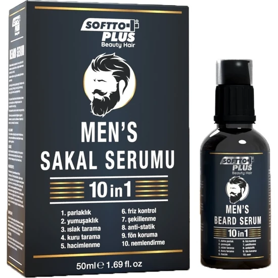 Softto Plus 10IN1 Men's Sakal Serumu