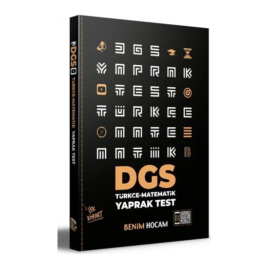 Benim Hocam Yayınları DGS 2021 Çek Kopart Yaprak Test