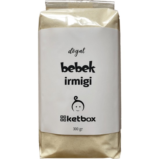 Ketbox Organik Doğal Bebek İrmiği 300 gr 2 Paket Fiyatı