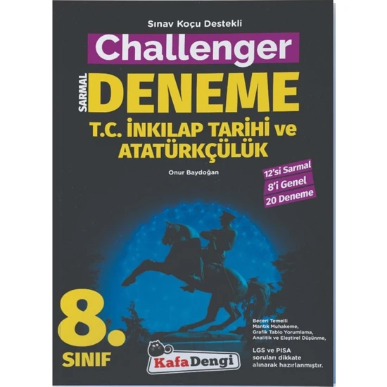 Kafa Dengi Yayınları 8. Sınıf Challenger Inkılap Tarihi ve Atatürkçülük 20'li Deneme