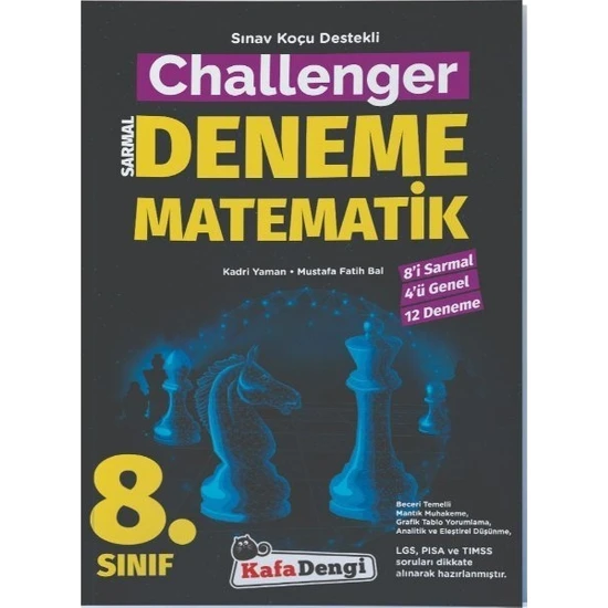 Kafa Dengi Yayınları 8. Sınıf Challenger Matematik 12'li Deneme