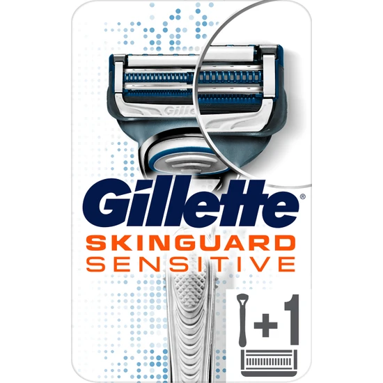Gillette Skinguard Sensitive Tıraş Makinesi + Yedek Tıraş Bıçağı